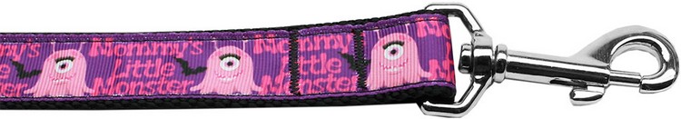 Mommy's Little Monster Nylon Dog Leash 5/8 inch wide 4ft Long